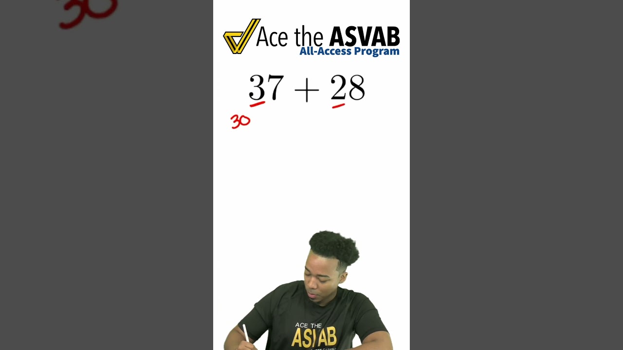 Quick Mental Math for ASVAB: 2-Digit Addition Without a Calculator