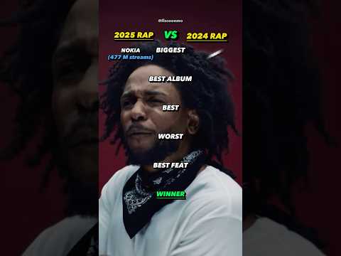 2025 Comparison of Rap Music in 2024 and 2025