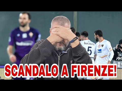 SCANDALO in Fiorentina–Lecce! Nessuno ne parla ma io ho visto tutto!