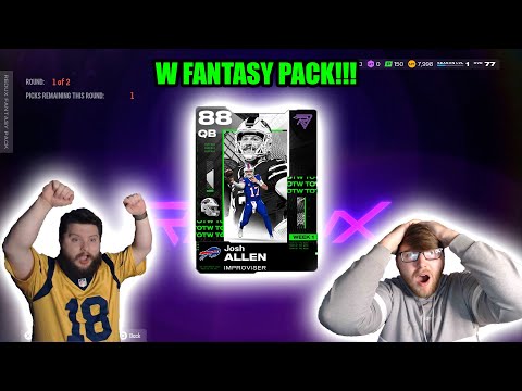 W FANTASY PACK!!! SEREIS REDUX PULL!!! Madden NFL 26 Pack Opening!!!