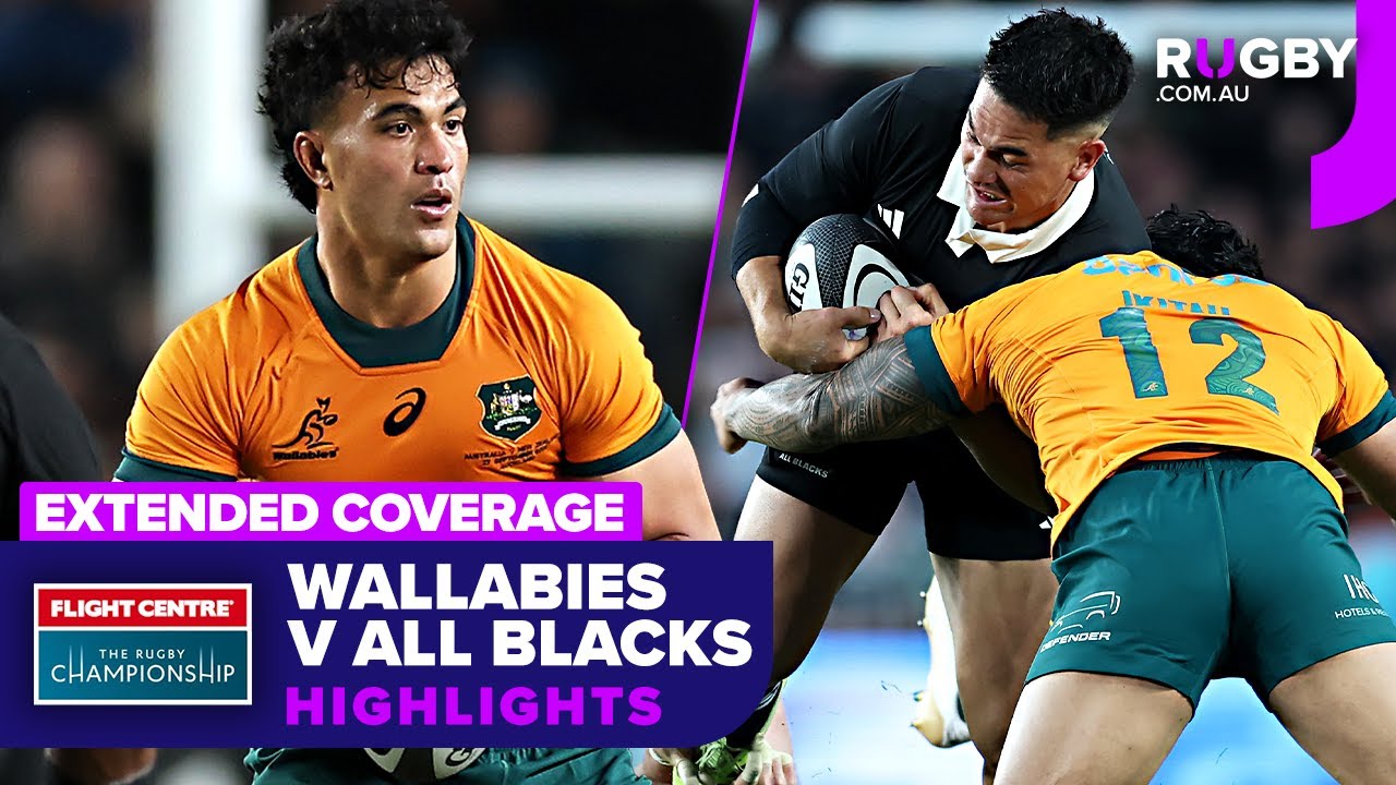Wallabies vs All Blacks - Exciting Highlights from Round 5 | Rugby Championship 2025 🏉