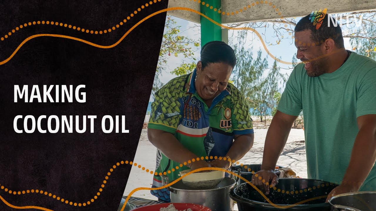 Torres Strait Islanders Craft Coconut Oil 🥥