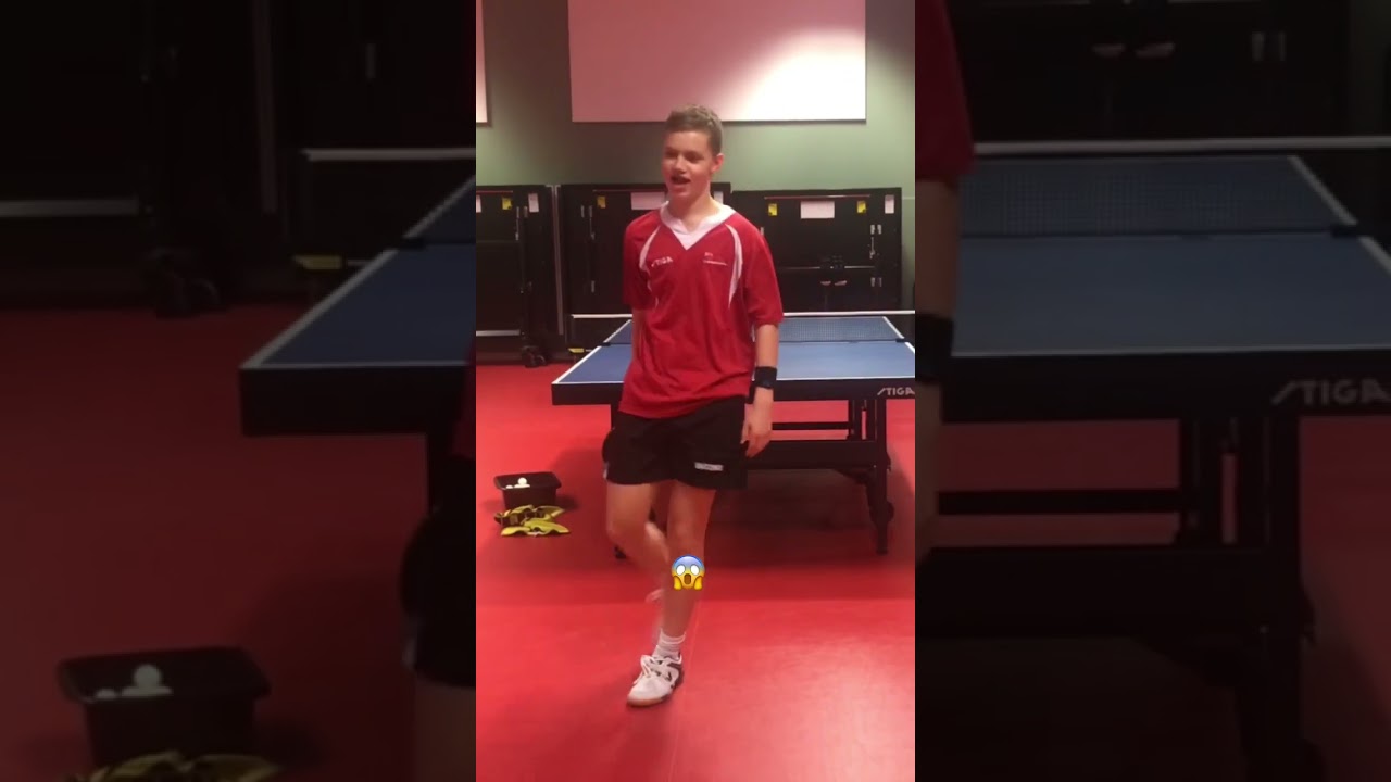 Unbelievable Down-the-Line Shot in Table Tennis! 😱🔥