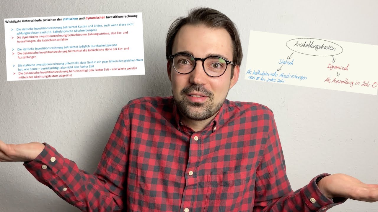 Statische vs. Dynamische Investitionsrechnungen ⚖️