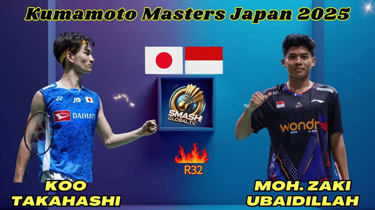 Kumamoto Masters 2025: Zaki Ubaidillah vs Koo Takahashi