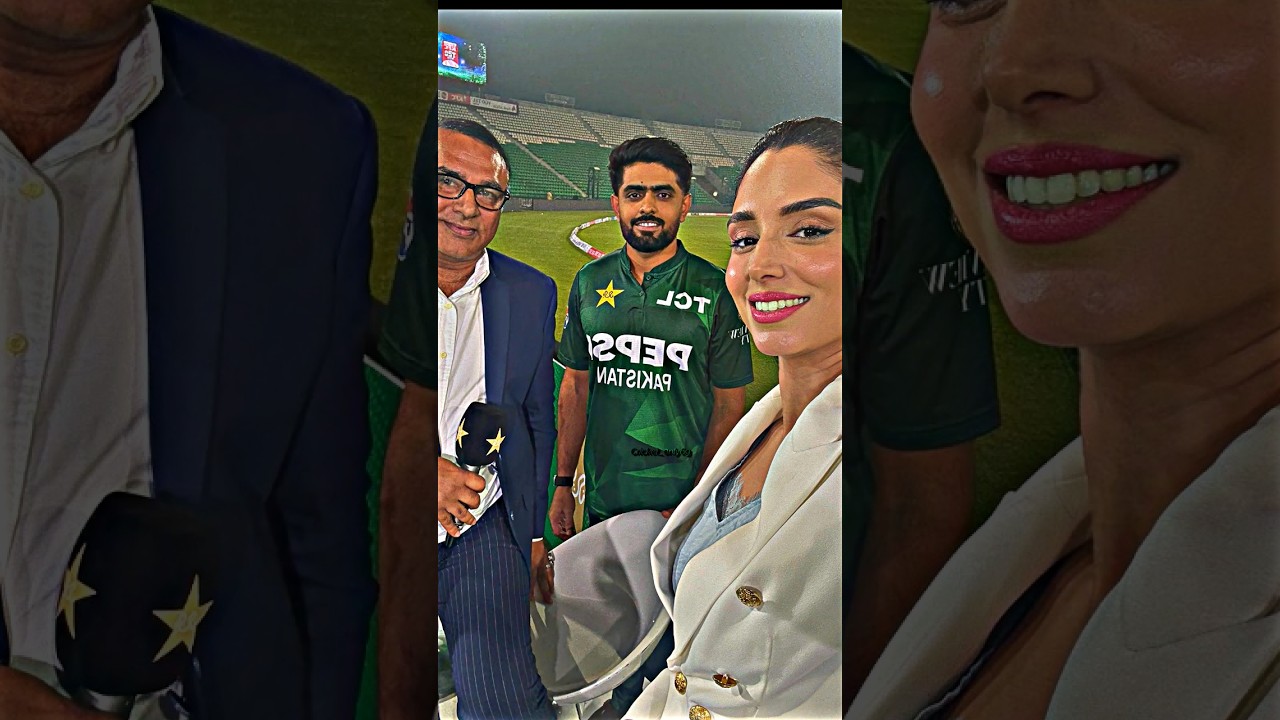 Babar Azam Shares Insights with Zainab After the Match 🏏