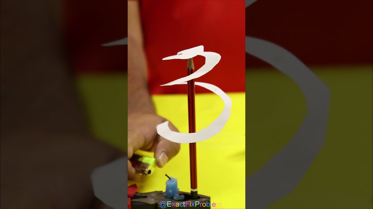 Spiral Paper & Candle Science Experiment 🔥