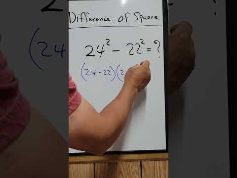 Difference of Square #math #mathematics #maths #mathematic