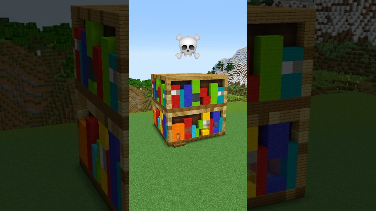 Minecraft Block House Build Battle - Noob vs Pro vs Hacker vs God #shorts #minecraft