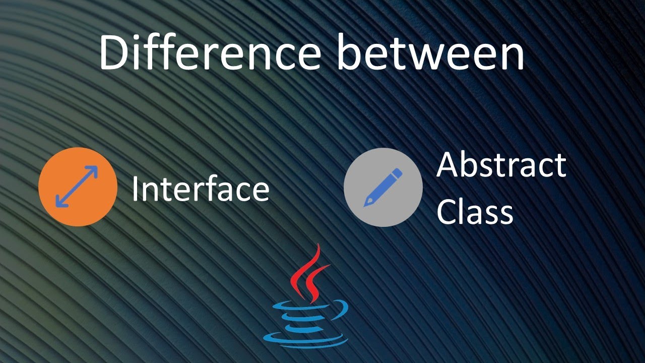 Interface vs Abstract Class in Java 🧩