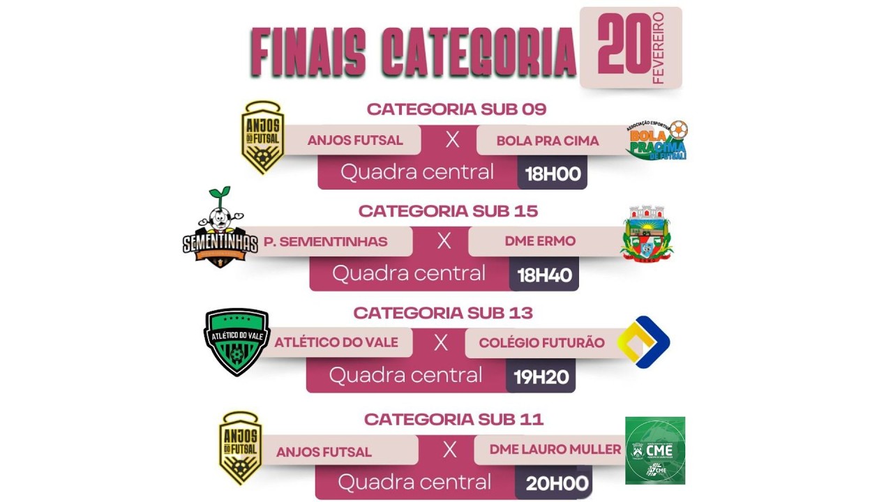 Futsal Ao Vivo: Finais de Base em Arroio do Silva 🏆