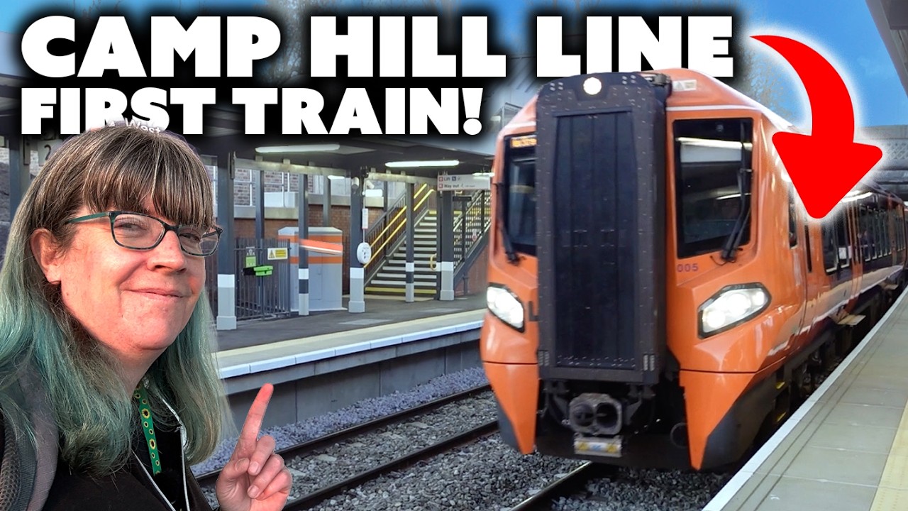 Camp Hill Line Now Open! First Train Rides 🚆