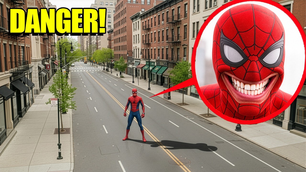Warning: Smiling Spider-Man? Run! 😱