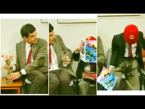 Mr Bean And Child At Waiting Area Funny Clip | #Shorts #Mrbean #Child #Funny #Dentist