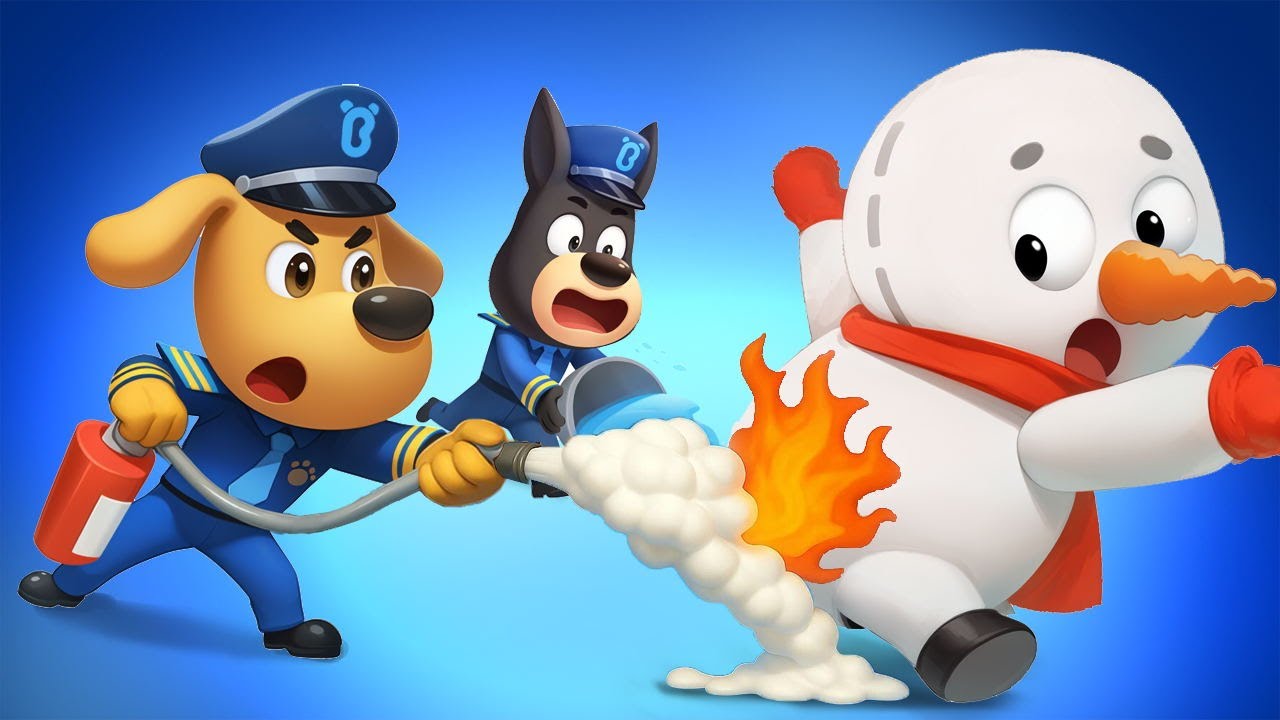 Sheriff Labrador and the Police Rescue: Important Safety Tips for Kids 🚓