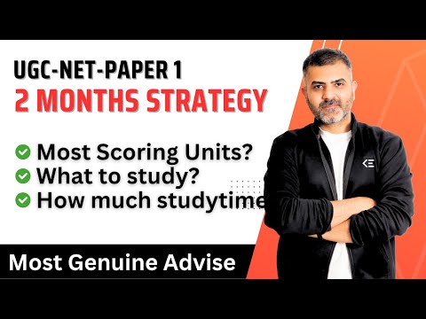 2-Month UGC-NET Preparation Strategy