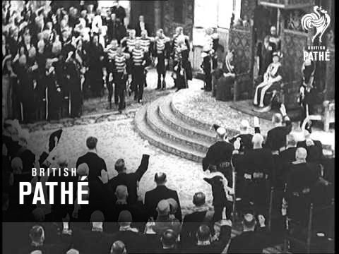 Dutch Parliament Opened (1939)