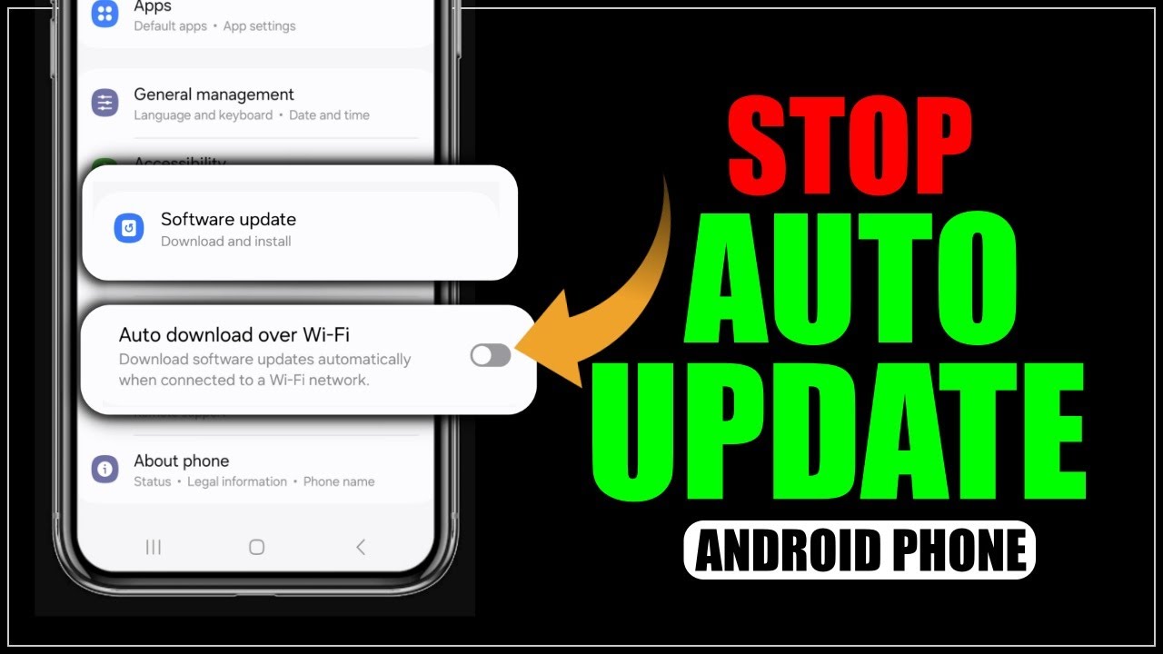 Disable Auto Updates on Android π±