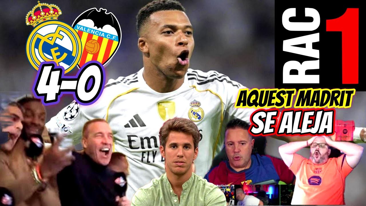 Real Madrid 4-0 Valencia CF: Reacciones de Cules y RAC1