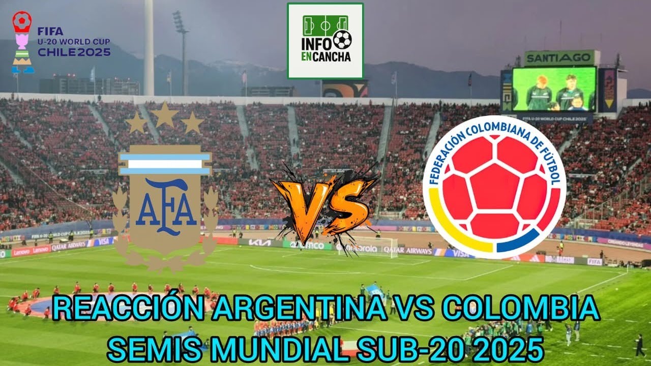 Reacción Argentina vs Colombia Sub-20 Semifinal ⚽