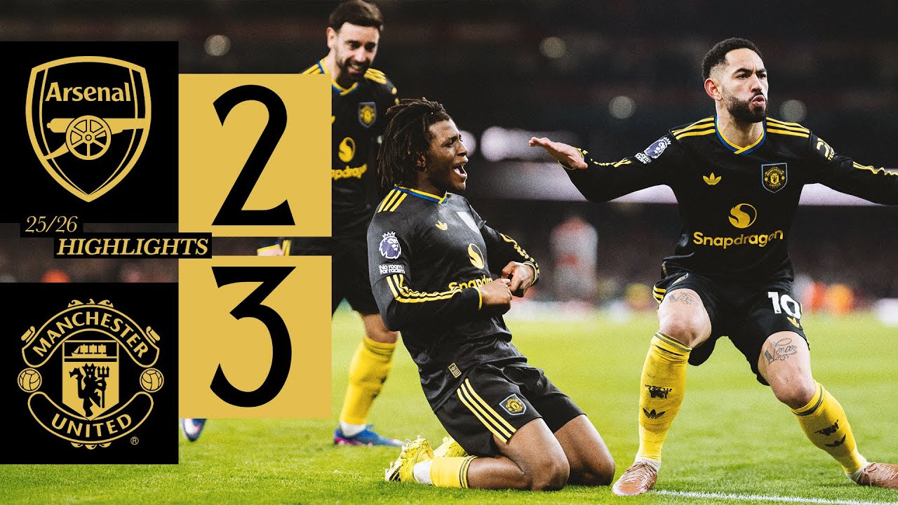 Arsenal 2-3 Man Utd: Dramatic Win! ⚽