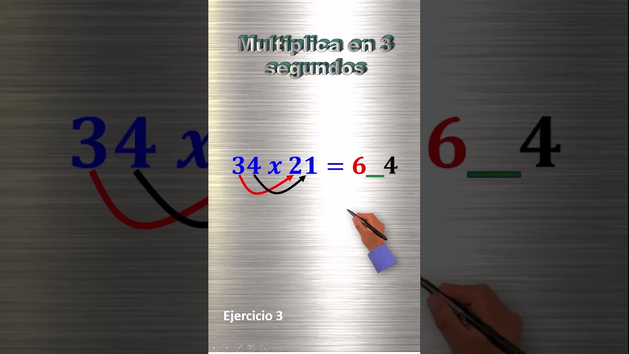 ¡Multiplica en 3 Segundos con Este Truco Mental! ✨ | Técnicas Matemáticas Rápidas