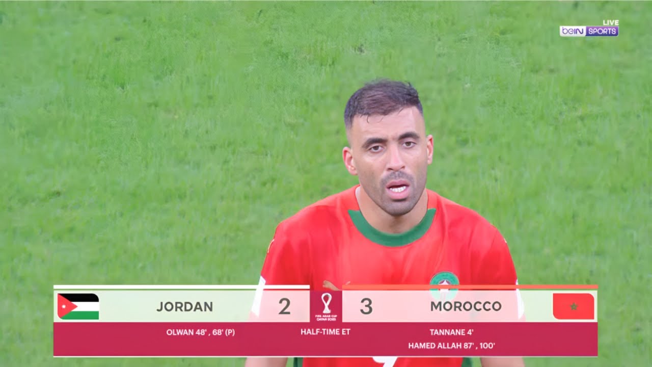 ملخص مباراة المغرب والأردن 3-2 | أهداف جنونية ⚽
