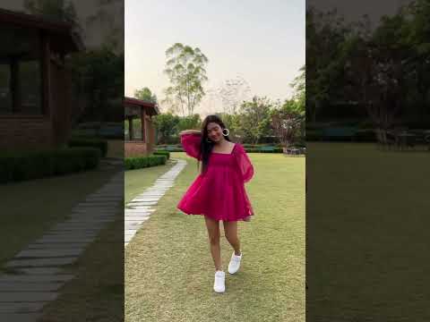 Organza Short Dress #viral #short #grwn #trending @indianfusianfashionstudio9061