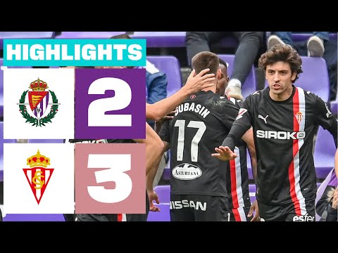 REAL VALLADOLID 2 - 3 REAL SPORTING | RESUMEN LALIGA HYPERMOTION