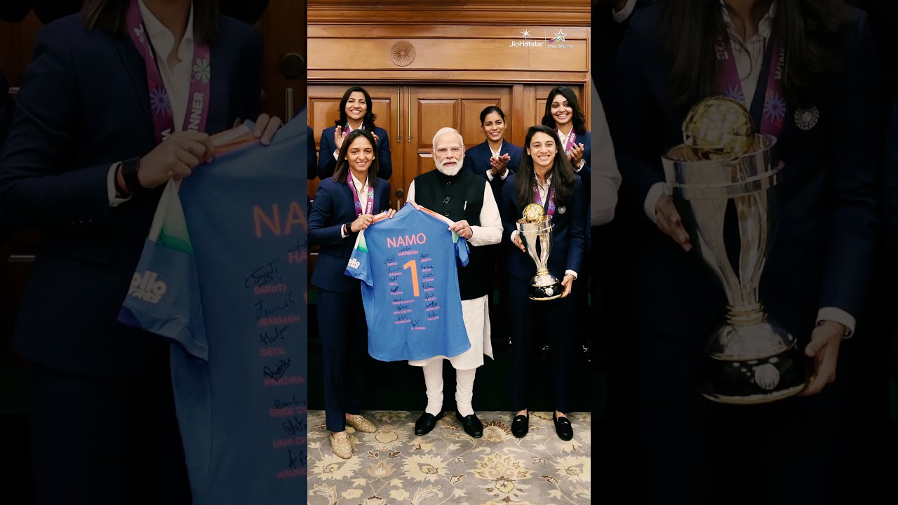 PM Modi Honors India’s ICC Women’s World Cup Champions 🇮🇳