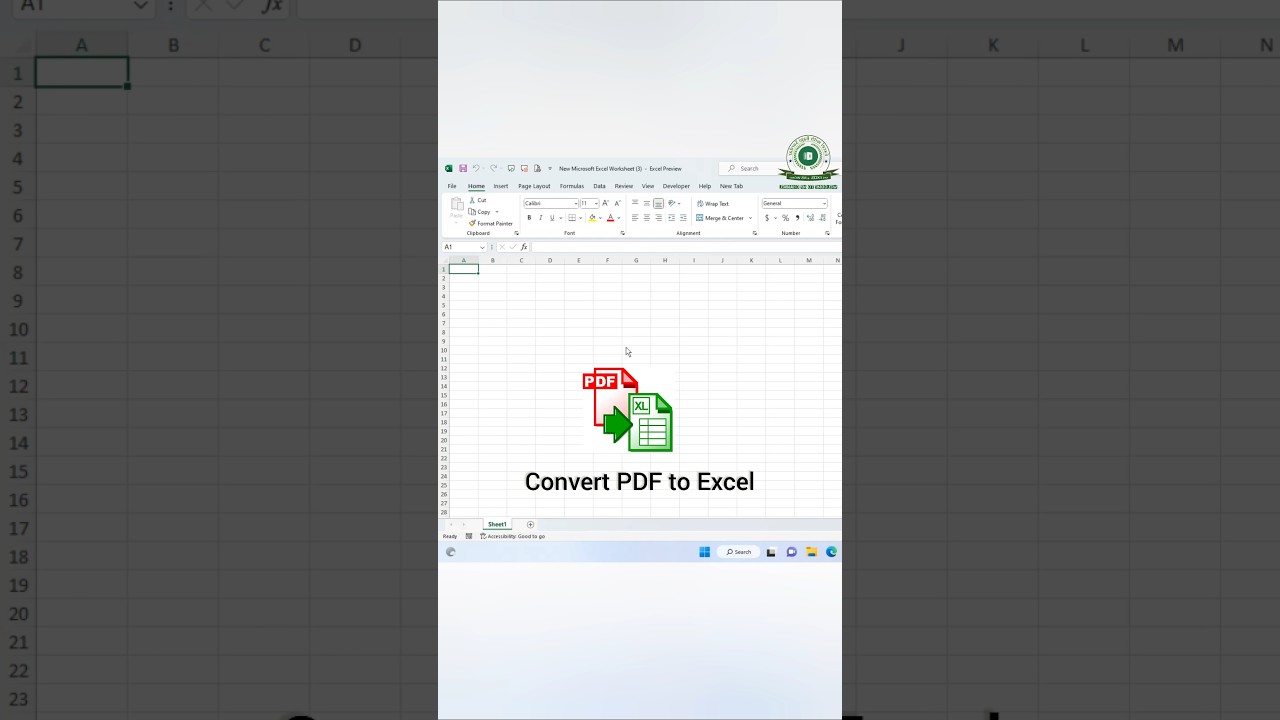 Effortlessly Convert PDFs to Excel Files π | Quick & Easy Tutorial