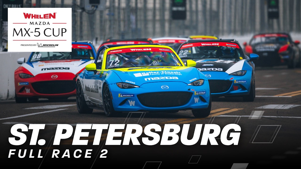 2026 IMSA Whelen Mazda MX-5 Cup at Streets of St. Petersburg | Race 2 | Florida