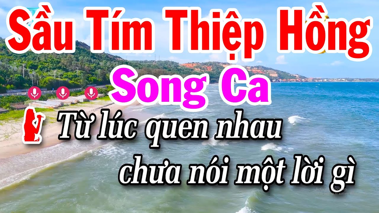 Karaoke Sầu Tím Thiệp Hồng Song Ca Bolero Hay Nhất 🎤 – Tuấn Cò