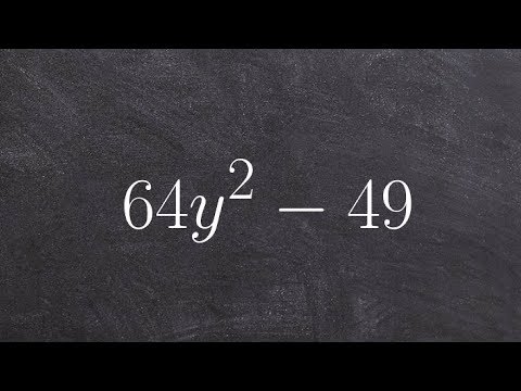 Factoring using difference of two squares