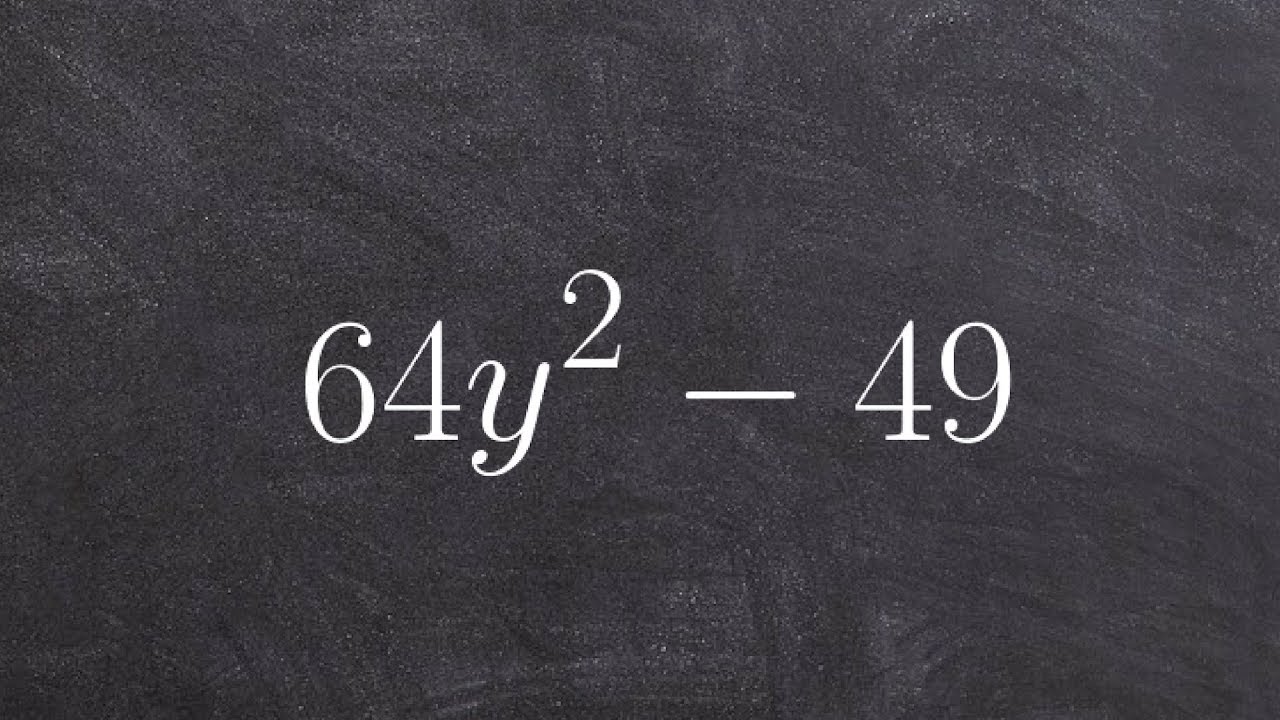 Factoring Quadratics with the Difference of Two Squares Method