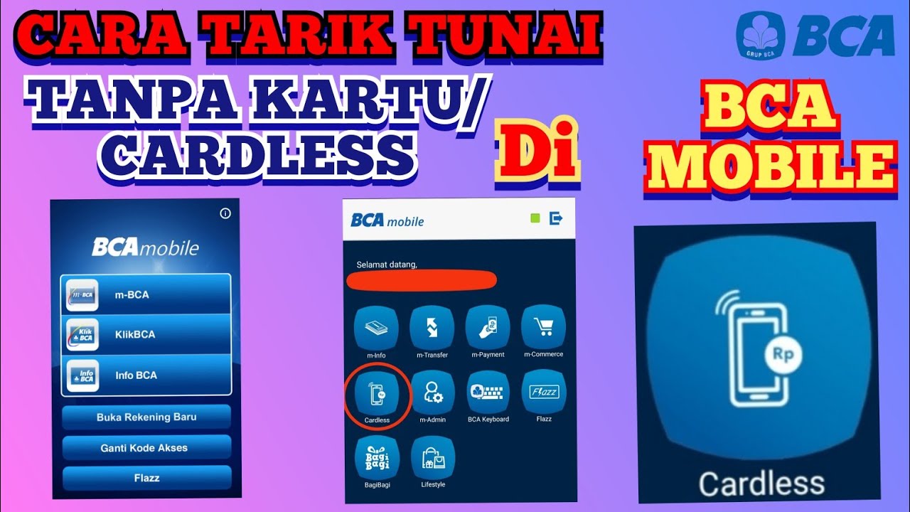 Cara Tarik Tunai Tanpa Kartu BCA π³