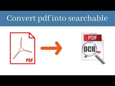Create Searchable PDFs on Your PC 🖥️