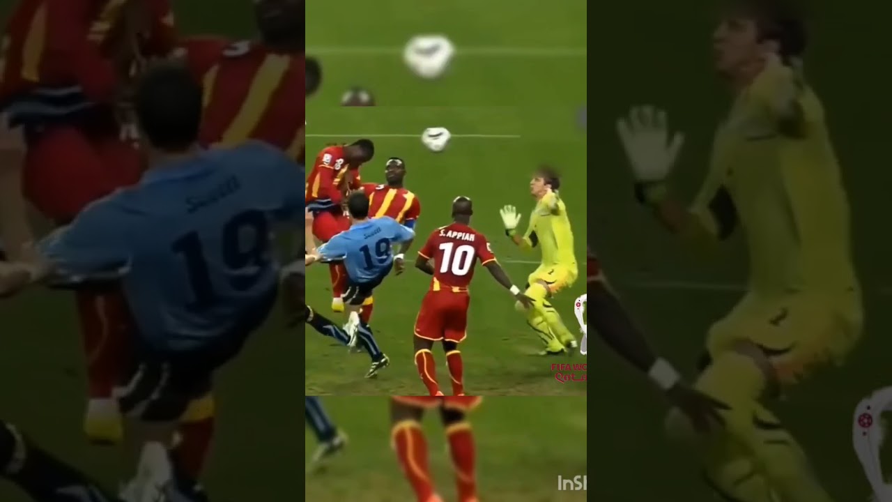 سواريز يثير الجدل مع غانا في كأس العالم ⚽