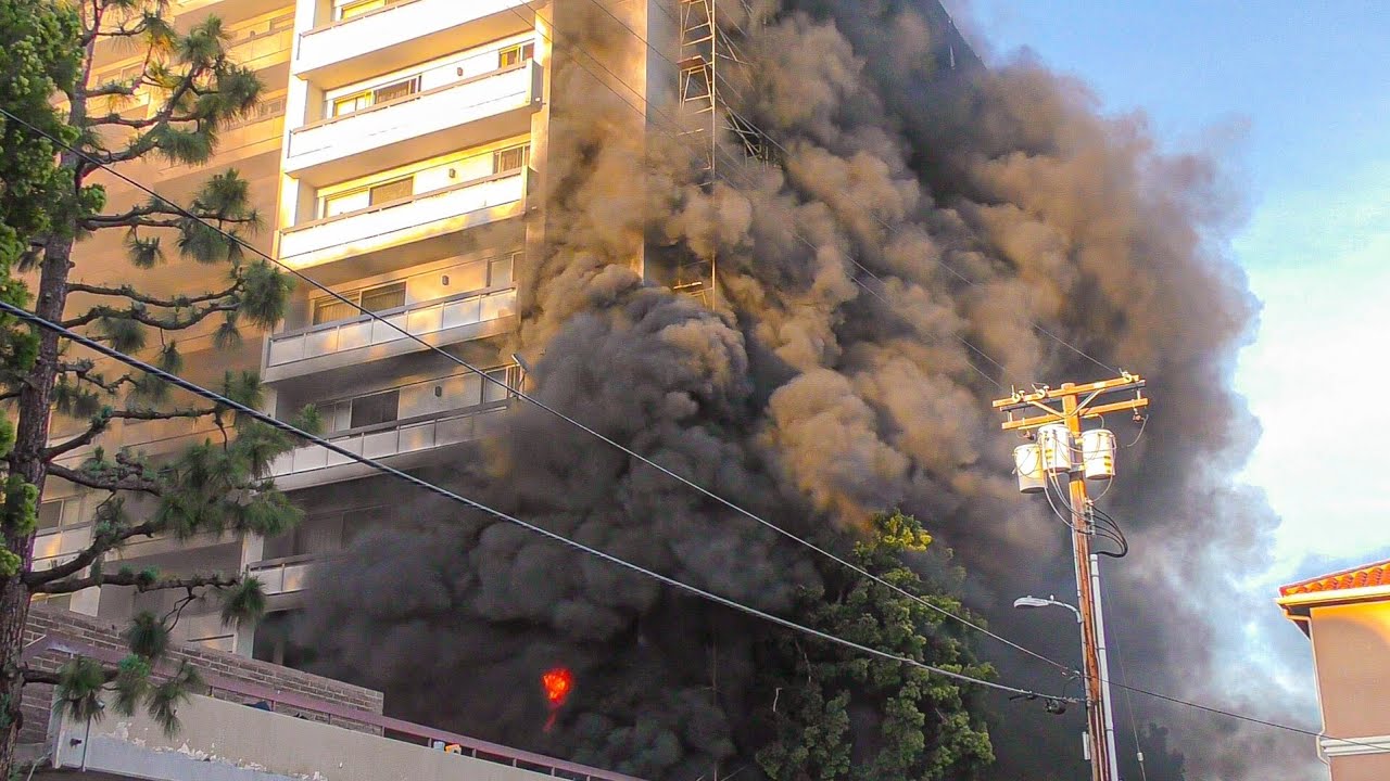 LAFD Responds to Beverly Grove High-Rise Fire 🚒