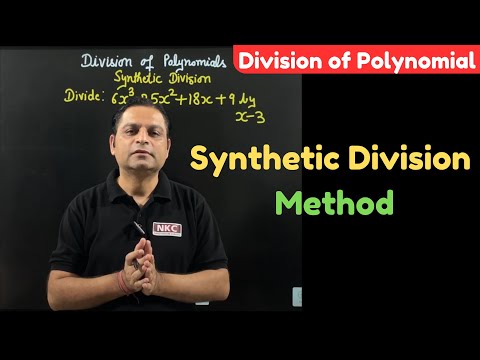Division of Polynomials | Synthetic Division Methods | Concept Clarification | by NK Sir