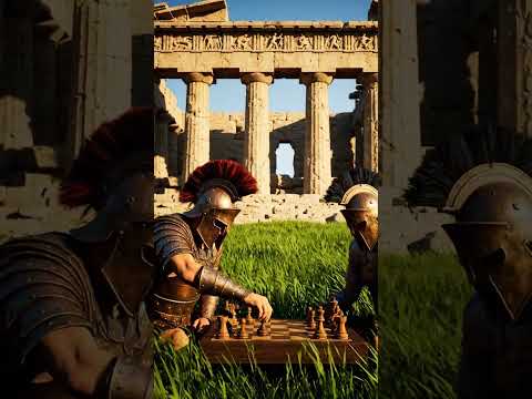 Spartans at the Game of Kings  #EpicScene #ChessBattle #AncientWarriors  #HistoricalFantasy