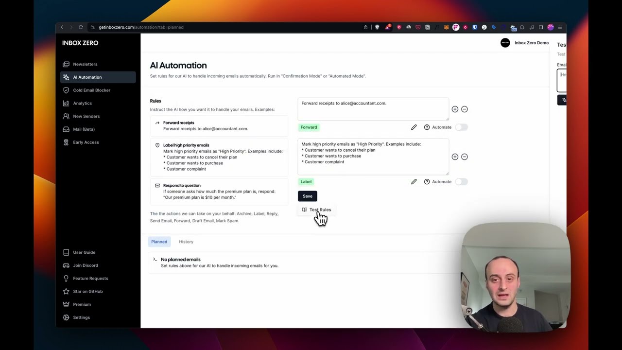Inbox Zero Demo: AI-Powered Email Management