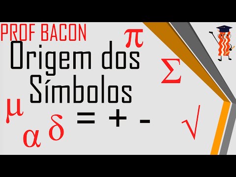 Você conhece a origem dos símbolos matemáticos? Igual (=), Mais (+) e Menos (-) - Prof Bacon