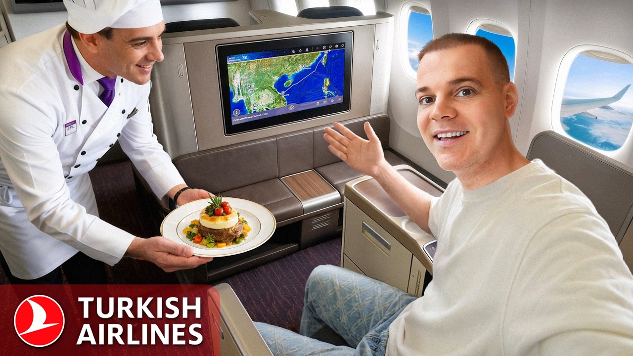 15 Stunden in der Turkish Airlines Business Class nach China!