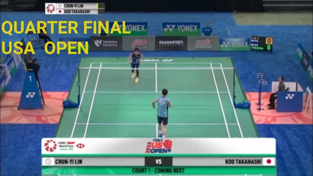 QF US Open: Lin vs Takahashi 🏸