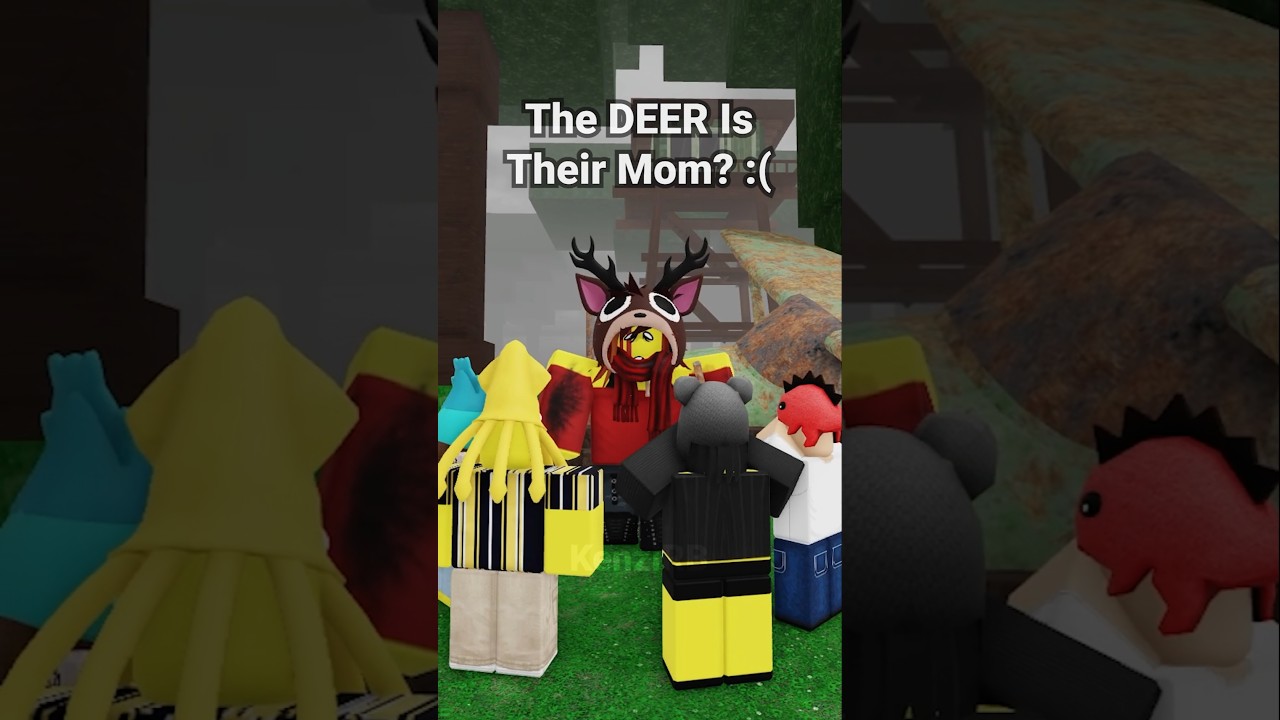 Is the Deer Their Mom? Heartwarming Roblox Forest Adventure 🦌