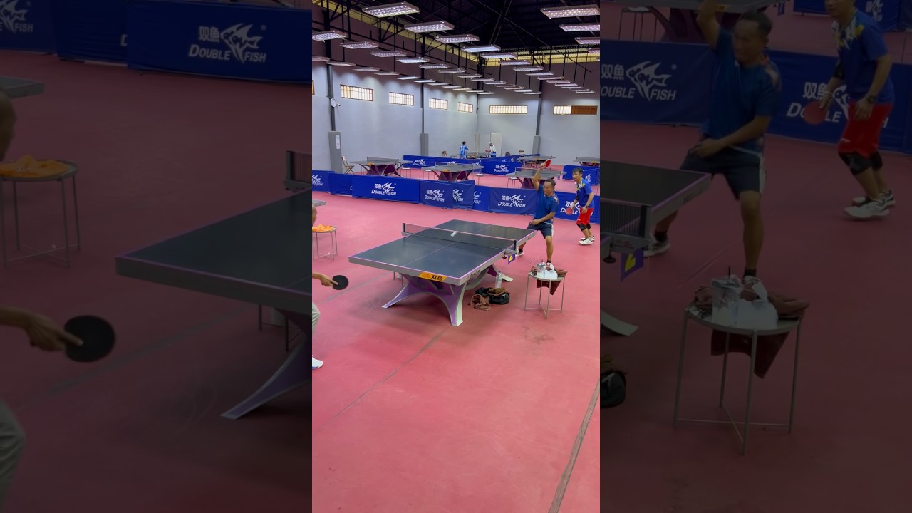 Precision and power collide. Topspin attack that seals the point. 🎯💪