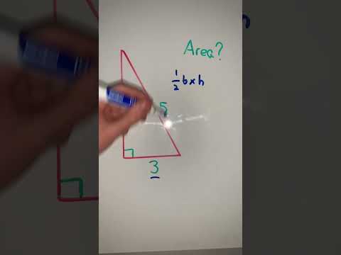 Area Of A Triangle? (EASY) #viral #maths