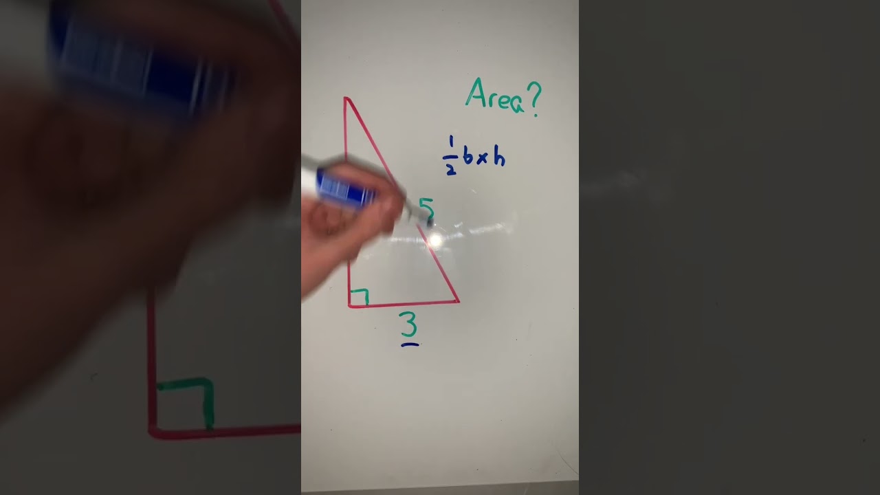 Master the Easy Way to Find the Area of a Triangle! 📐 #MathTips