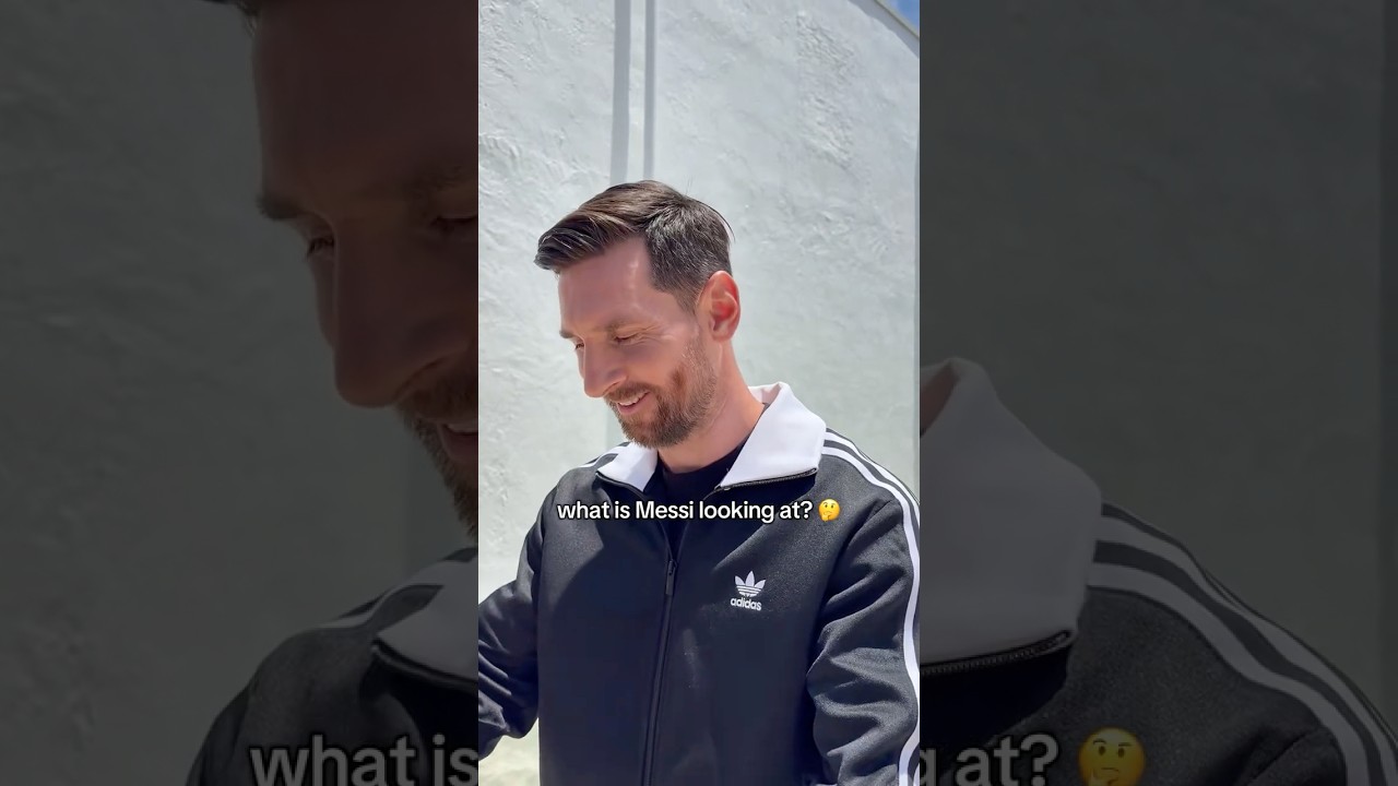 What is Lionel Messi Looking At? 👀